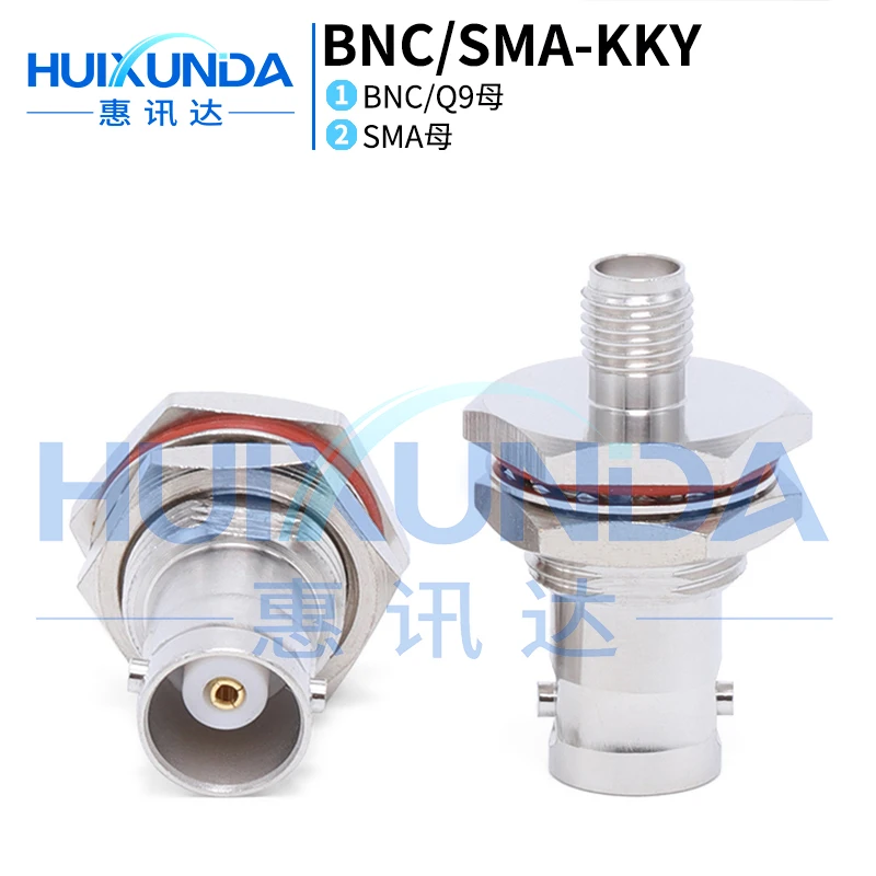 

BNC/SMA-KKY BNC female to SMA female through wall with nut fixed SMA/BNC-KKY connector