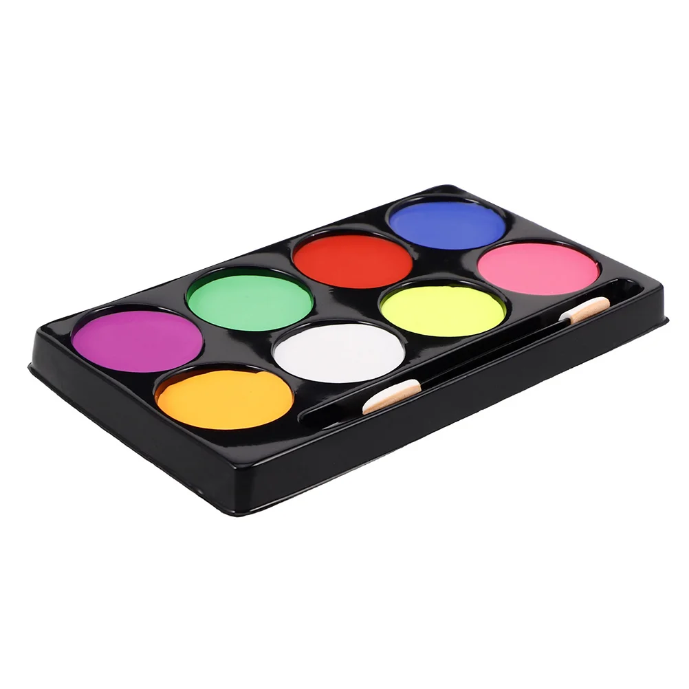 8 farben Körper Gesicht Malen Öl Palette Make-Up Balsam Öl Palette Gesicht Kunst Kostüme Langlebige Farben Bühne Party Verwenden