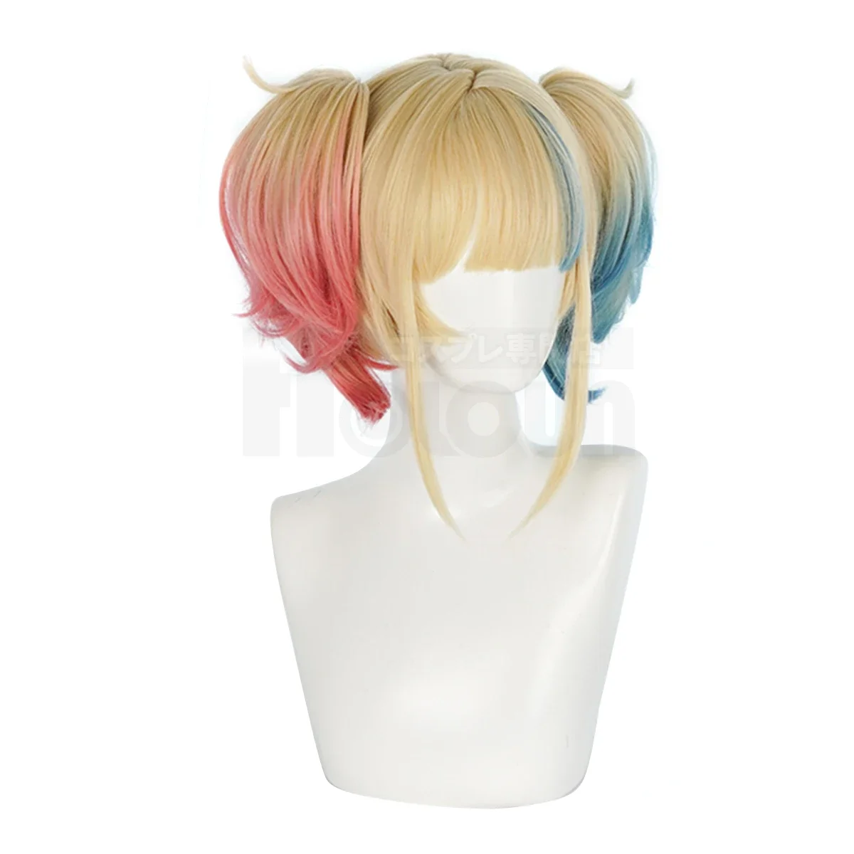 Cosplay Suicide Anime Quinn Cosplay Wig Rose Net Synthetic Fiber Adjustable Size Heat Resistant Cap Comb Halloween