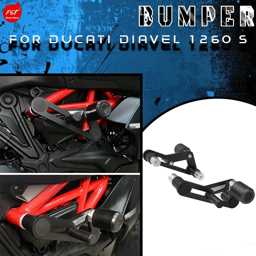 

Fits Ducati Diavel 1260S Crash Bar, Racing Bumper Guard, Anti-fall Slider, Motorcycle Modification Parts