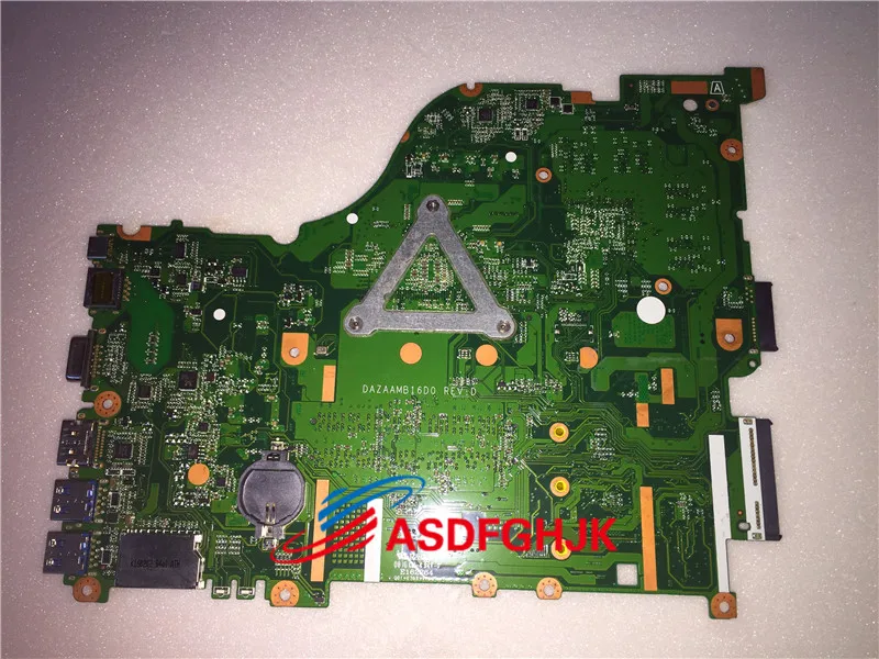 Scheda madre del computer portatile originale per Acer Aspire e5-575 e5-575g con cpu i3-6100u dazaamb16d0 Test OK