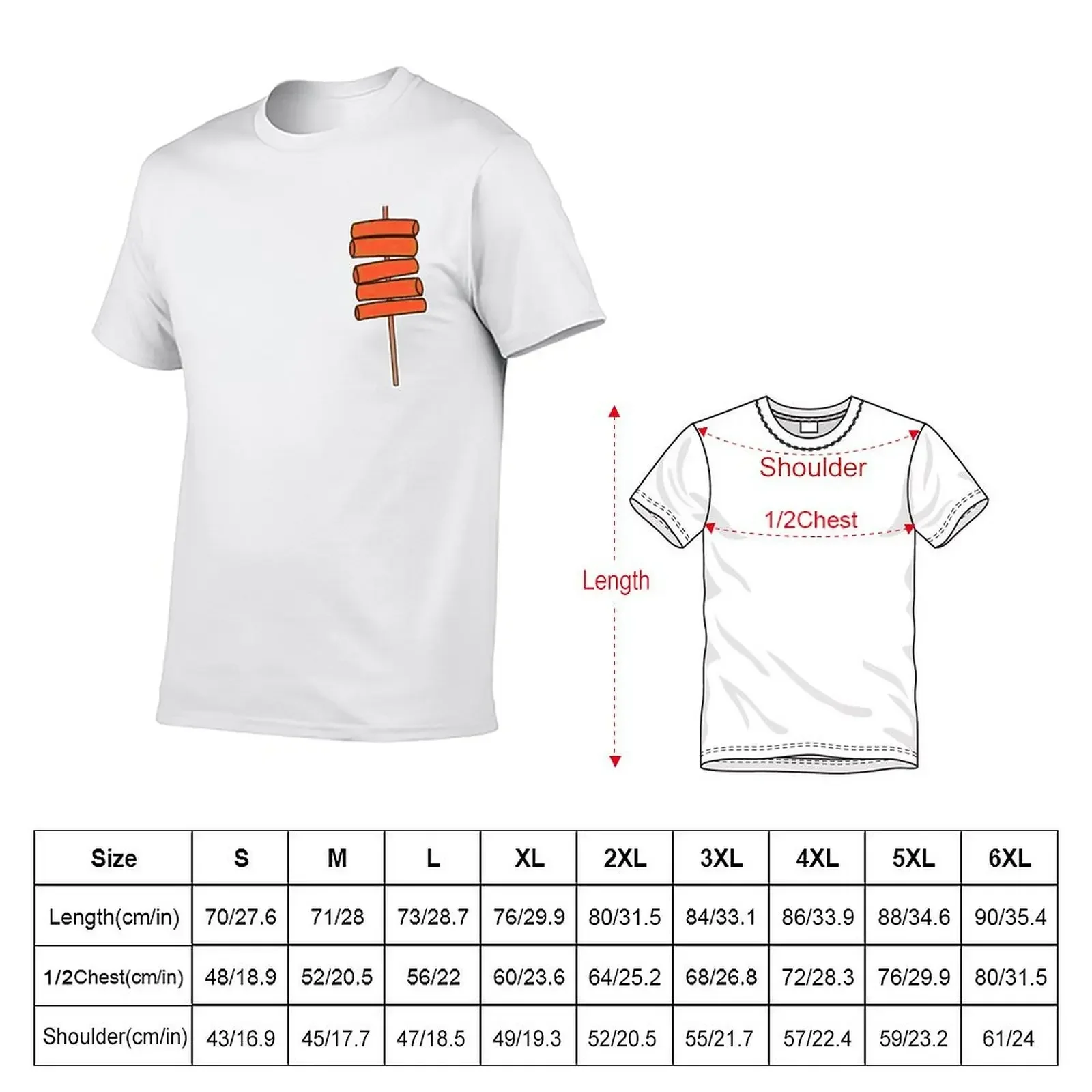 Tteokbokki Skewer T-Shirt plain animal prinfor boys anime tshirt t shirts for men graphic