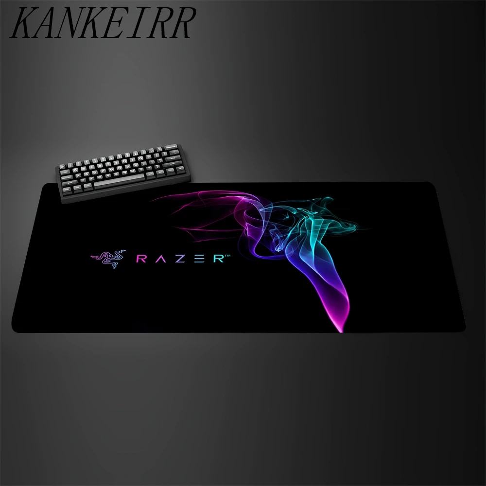 Razer Mouse Comics Pad 90x40 سم Kawaii Desk Mat Xxl Pc Gamer كمبيوتر ألعاب مكاتب لوحة المفاتيح لوحة المفاتيح