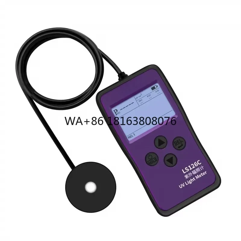 LS126C UVC Light Meter UV Radiometer Intensity Tester Ultraviolet Radiation Light UV Intensity Meter