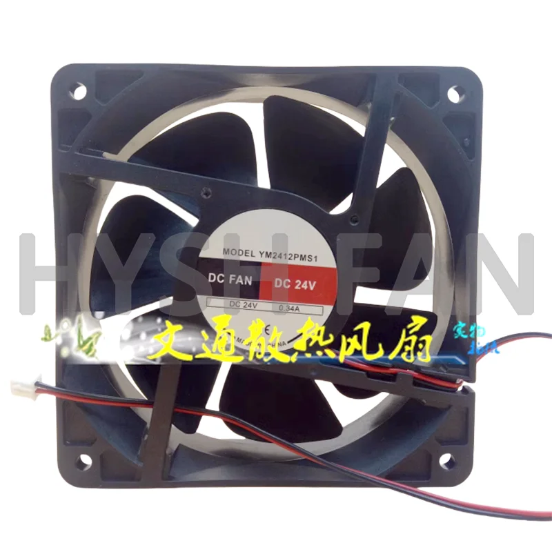 

New YM2412PMS1 12038 Cooling Fan DC24V 0.34A Axial Flow Fan