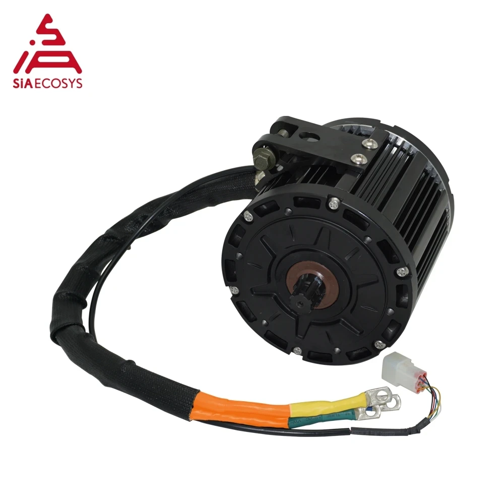 QSMOTOR QS138 3000W Mid Drive SiAECOSYS CJ72450 Controller Line 200A Phase 450A Electric Motorcycle Powertrain