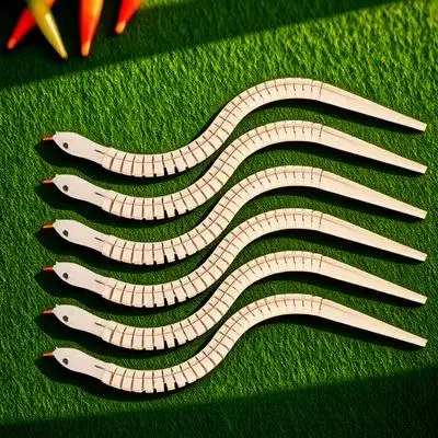 

Набор из 6 реалистичных деревянных змей-имитаций: идеальный реквизит для розыгрышей, шуточный предмет для вечеринок, игрушка-змея для Хэллоуина, деревянная игрушка