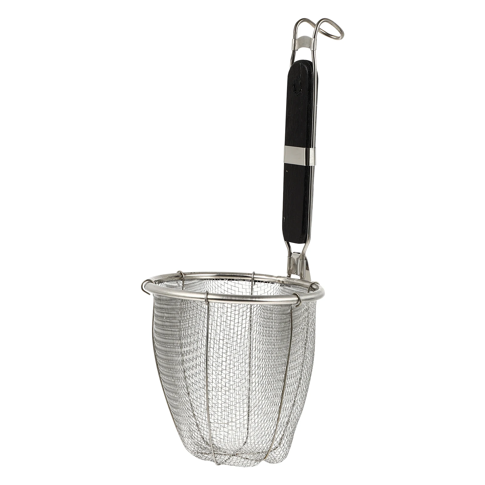 

Stainless Steel Noodle Cooking Basket Drainer Kitchen Strainer Pasta Colander Fine Mesh Oil Splatter Protection Heat Resistant