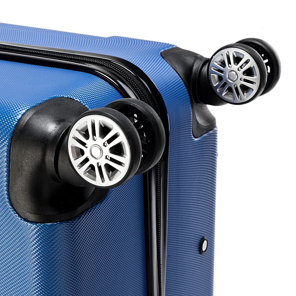 

3-in-1 ABS trolley case 20 inches/24 inches/28 inches, blue