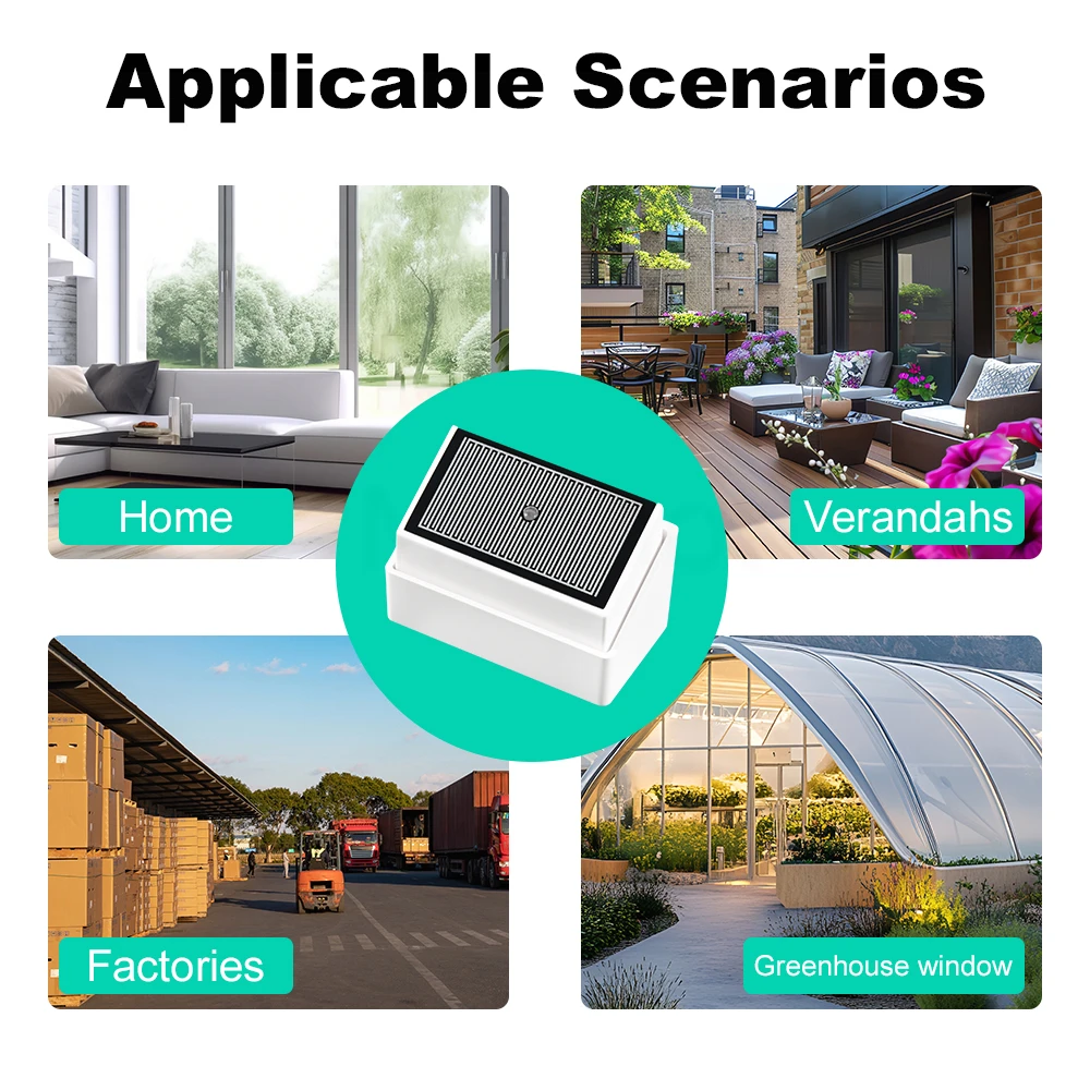 Smart Zigbee3.0 Zigbee2MQTT Rain Sensor With Sunlight Detector Controlled IPX4 Waterproof For Home Outdoor Automation