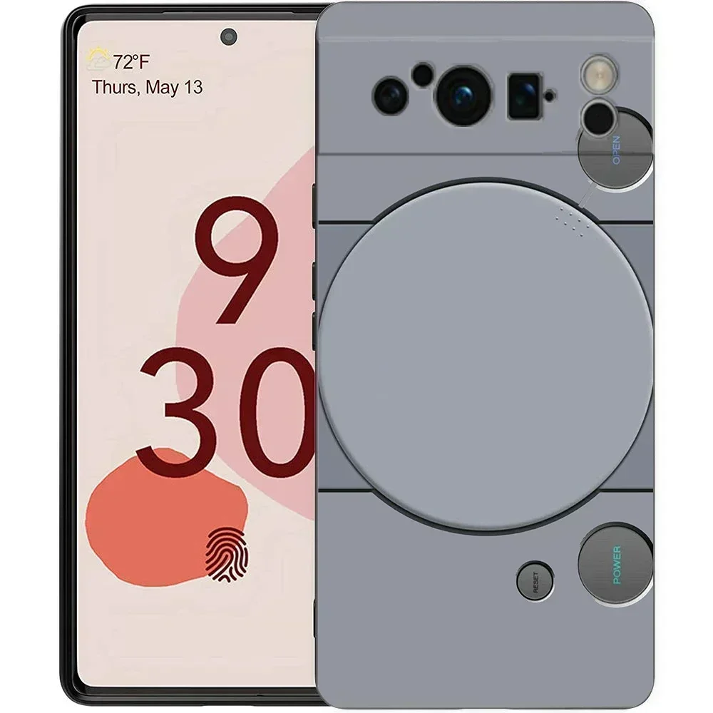Vintage Cassette Tape Retro Style Phone Case For Google Pixel 8 7 6 Pro 6A 7A 5G Soft Silicone Shockproof TPU Black Cover Fundas