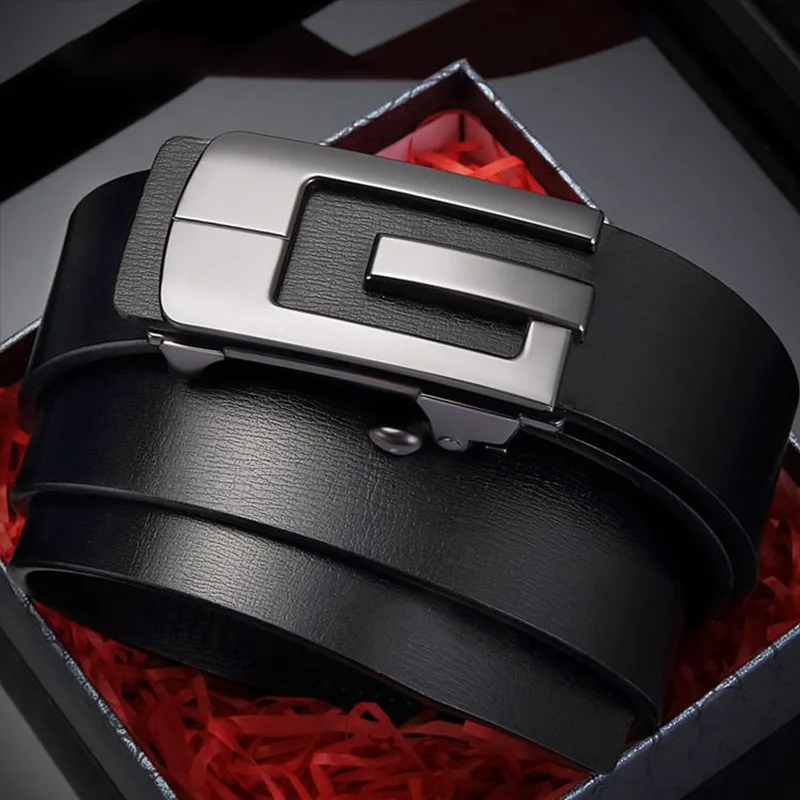 g-ロゴ-メンズベルト-本物の純粋なカーフスキン-自動バックル-カジュアル-ファッション-ハイエンド-マッチ-ビジネスパンツ-ソフト表面処理