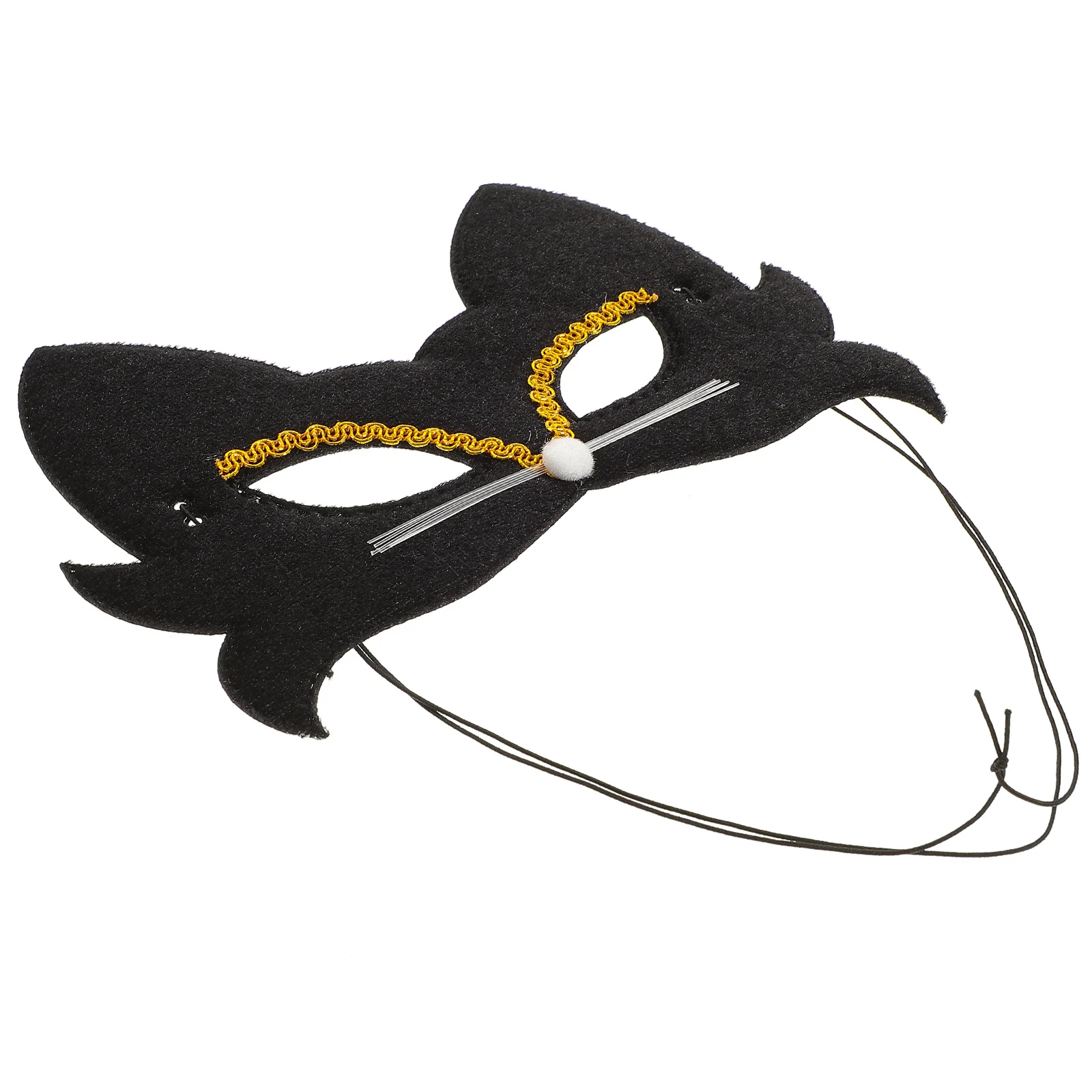 4 Uds máscara de animales gato mascarada Halloween Cosplay fiesta disfraz accesorio para niños adultos elegante mano de obra exquisita