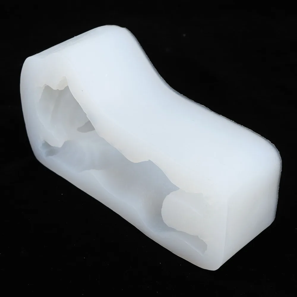 Chocolate Molds White Dog Silicone Mold Silicone Flexible 3D Dog Silicone Mold Easy Clean Non-Stick Dog Shape Mold DIY Projects