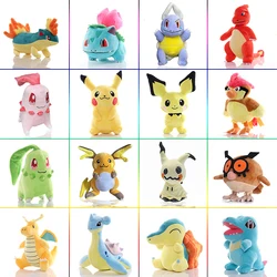 20cm niedlichen Pokemon Charme leon Pikachu Ivy saurier Plüschtiere Amin Pokémon Wartortle Hoothoot Quilava Dragonit Puppe Kinderzimmer Dekor