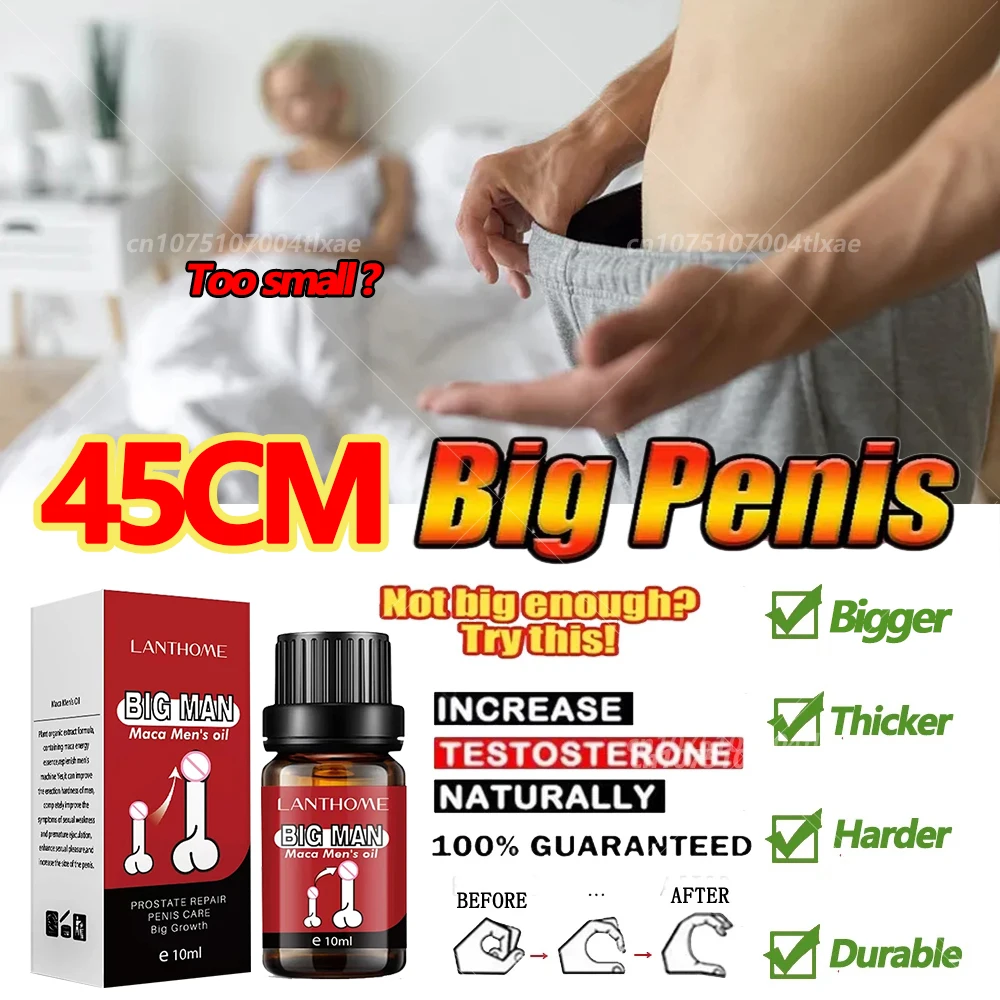 Penies Enlargment  Penis Thickening Growth Increase Big Dick Enlarge For Men Enhanced Erection Delay Ejaculation Big Cock Oil