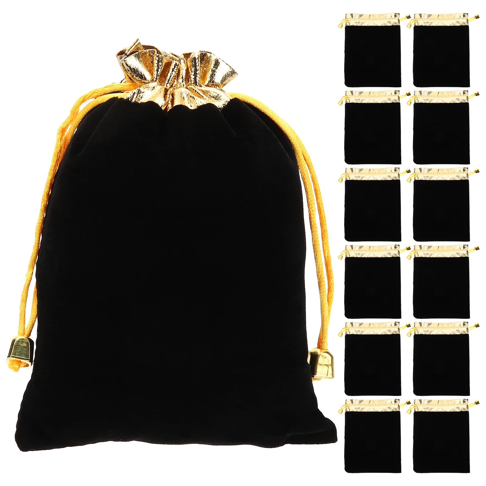 

20pcs Jewelry Small Drawstring Jewelry Pouches Party Small Drawstring Bags Favor Fabric Coin Gift Storage Bags