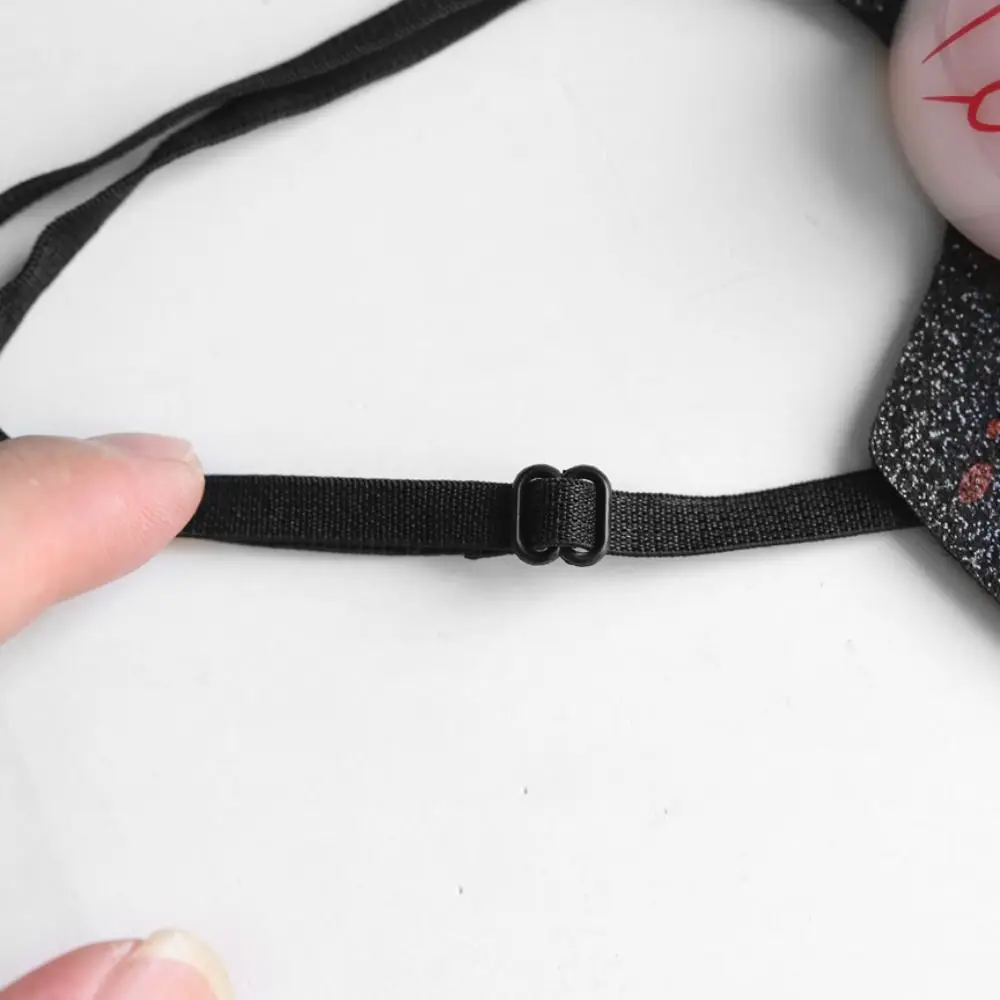 

Spooky Halloween Light Up Eyeball Tie Haunted Realistic Gold Dust Bat Bow Tie Adjustable Straps Reusable Halloween Tie Props