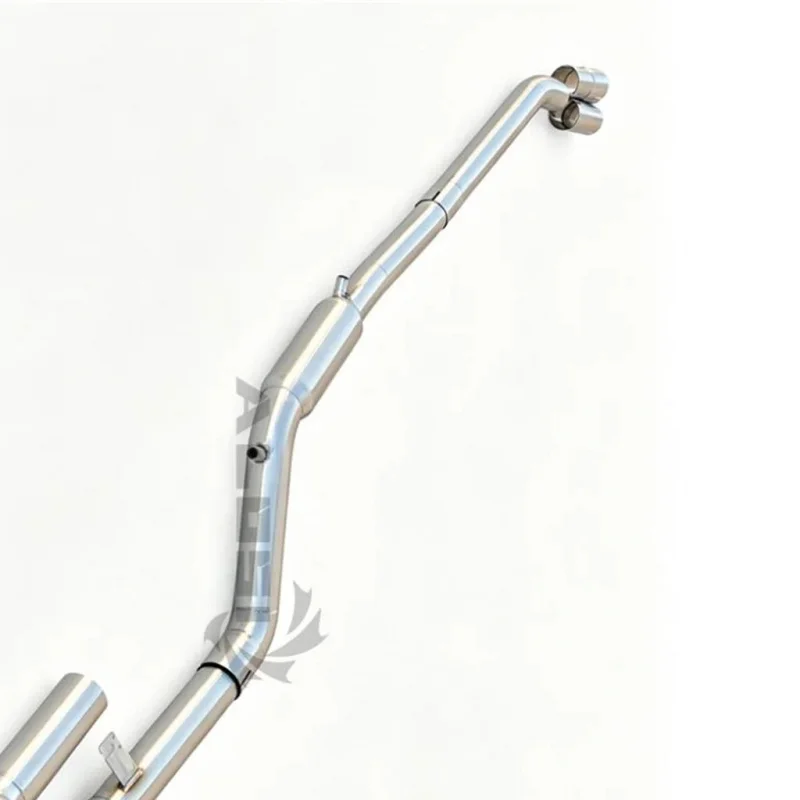 Factory Custom 3.5 Inch Large Diameter SS304 Exhaust Mid Pipe for BMW 540i G30 3.0T B58 2018-2024 Direct Fit Premium Auto Parts