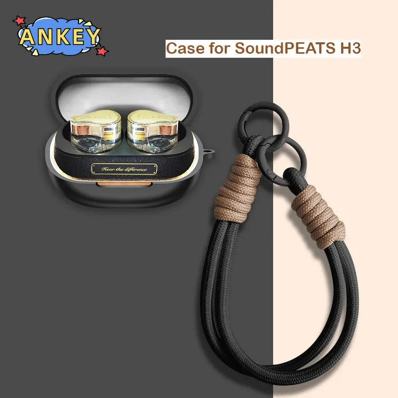 Pour SoundPEATS H3 tui de protection en Nylon lanire coques de couverture souple