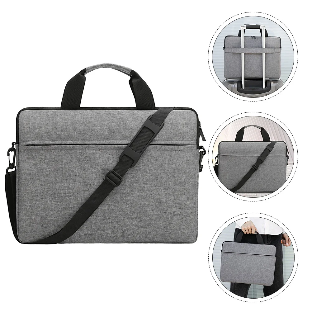

Portable Laptop Bag 15.6 Inch for Pro Notebook Computer Shoulder Travel Briefcase Handbag