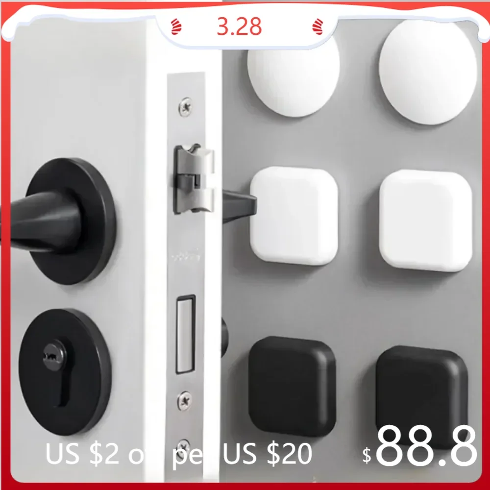 

3D Silicone Anti-collision Wall Stickers Home Decoration Bedroom Door Baby Room Furniture Self Adhesive Hockproof Mute Protectiv