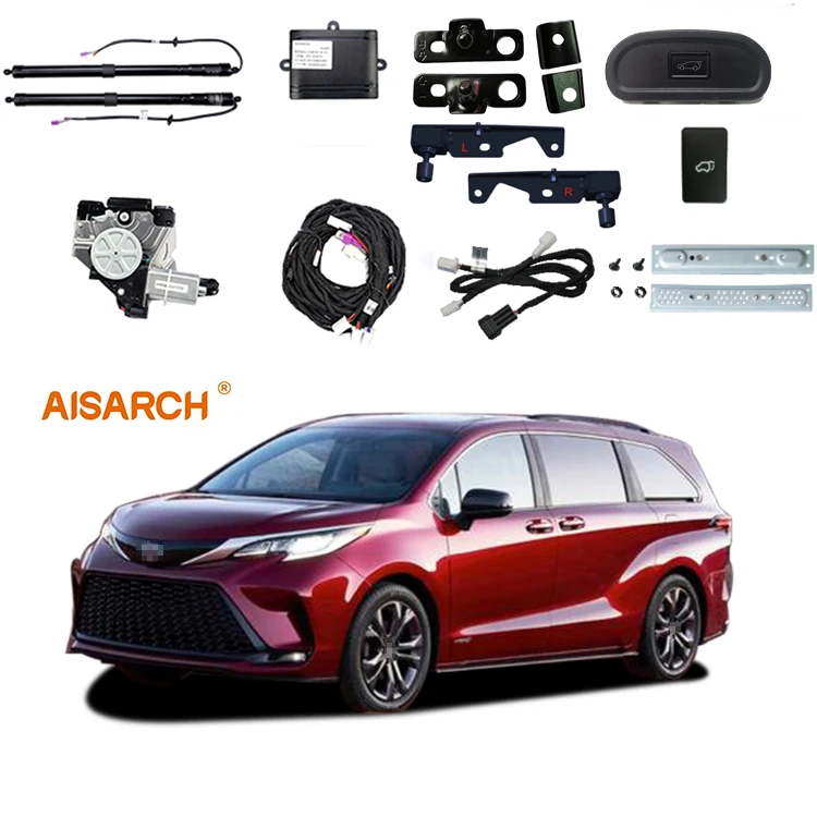 Car Electric Trunk Lifter Foot Induction Opening And Closing Tailgate P File Detection Intelligent Anti-pinch For Toyota Sienna