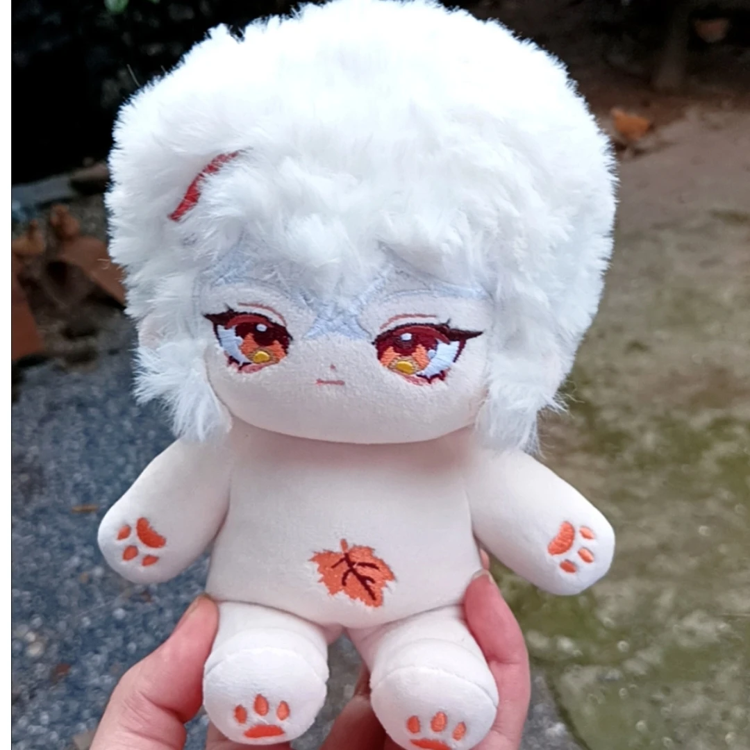 

20cm Game Genshin Impact Kaedehara Kazu Anime Figures Cosplay Plush Dress Up Body Dolls Gifts Toys for Children Fans Collection