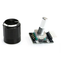 360 Degrees Rotary Encoder Module For Arduino Brick Sensor Switch Development Board KY-040 With Pins