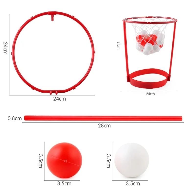 Outdoor  Headband Hoop  Basketball Party Game Set for Kids and Adults Carnival Game Adjustable Headband for Indoor Outdoor