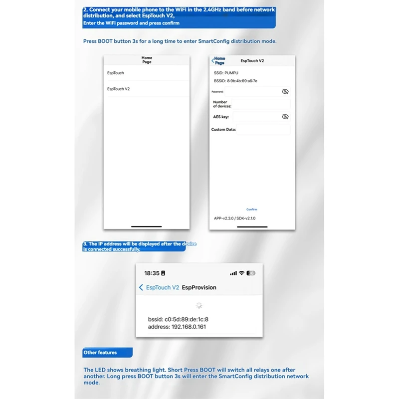 DC7-28/5V Power Supply WIFI Bluetooth 2-Channel 30A Relay Module Development Board ESP32 Secondary Development