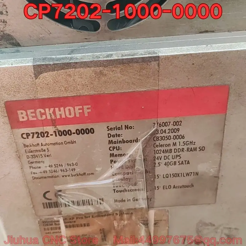 Second-hand CP7202-1000-0000 touch screen function test normally requires negotiated price Latest prices for August 2026
