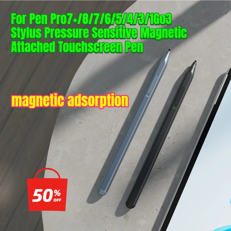 

Для ручки Pro7 +/8/7/6/5/4/3/1Go3 стилус, чувствительный к давлению, магнитная ручка для сенсорного экрана
