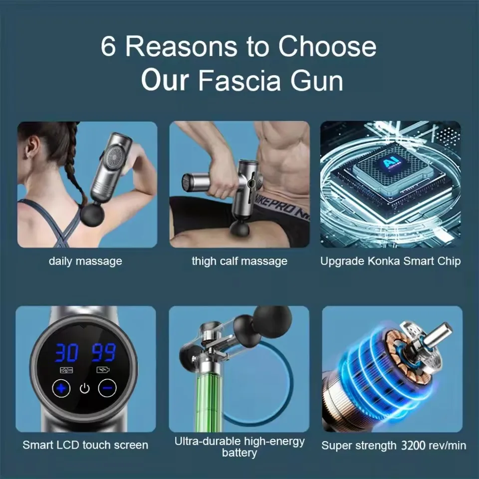 Speed Professional Muscle Massage Gun Massage Back  for Athletes Fascia Gun