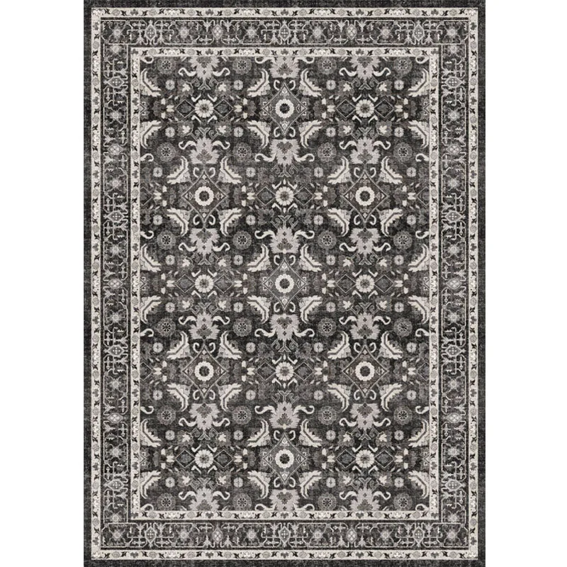 سجاد غرفة المعيشة ديلوكس مضاد للانزلاق بجانب السرير وغرفة النوم بساط عتيق سجادة منطقة كبيرة ديكور منزلي أريكة طاولة القهوة سجادة أرضية #4