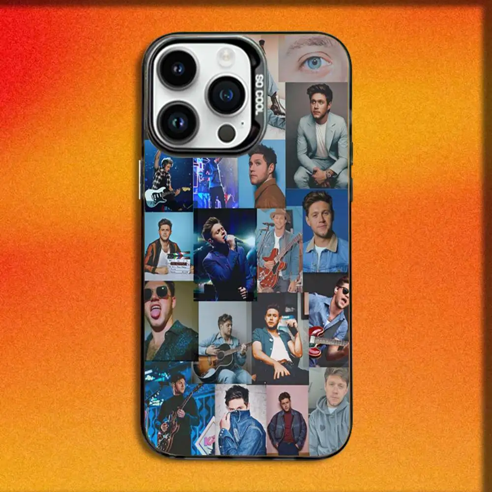 Singer N-Niall H-Horan Phone Case For iPhone 16,15,14,13,12,11,Mini,Pro,E,MAX Black Candy Matte Shockproof Cover - view 5