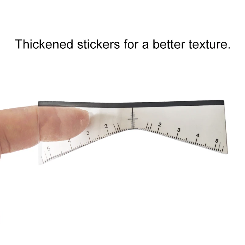 10pcs/bag Disposable Microblading Eyebrow Stencil Sticker Brow Mapping Guide Shape Tape Eyebrow Shaping Tool PMU Accessories