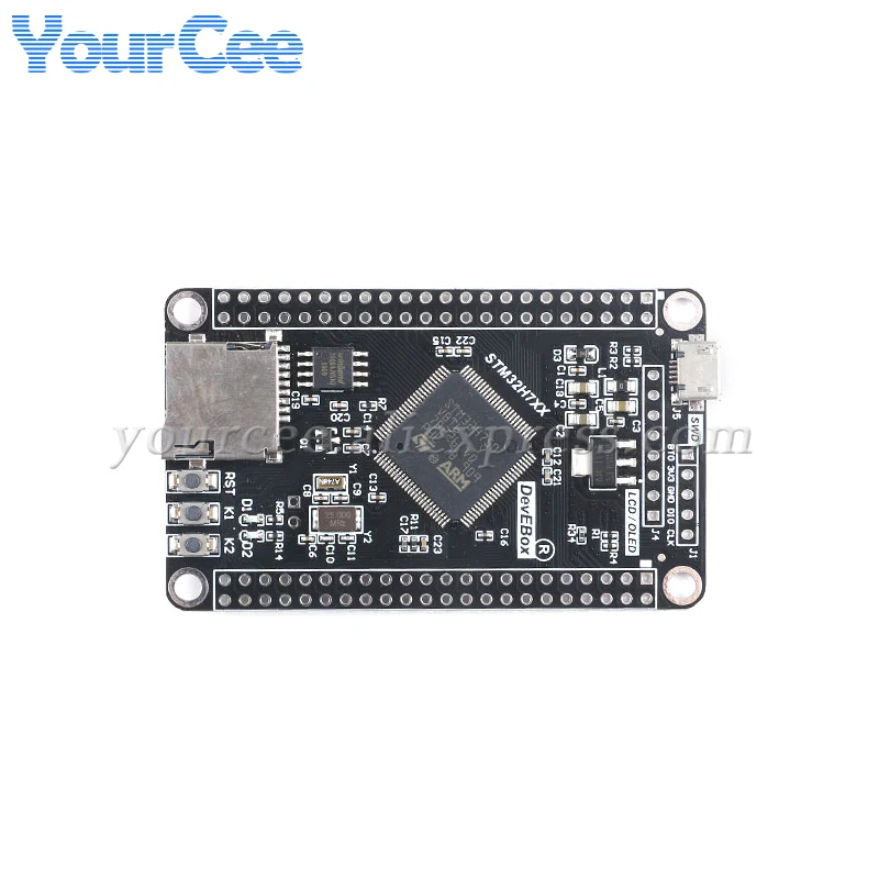 Módulo de placa de desarrollo de Sistema Central, interfaz M7 TFT SPI, 3,3 V con Cable USB, STM32H750VBT6, STM32H743VIT6, STM32, STM32H, STM32H7