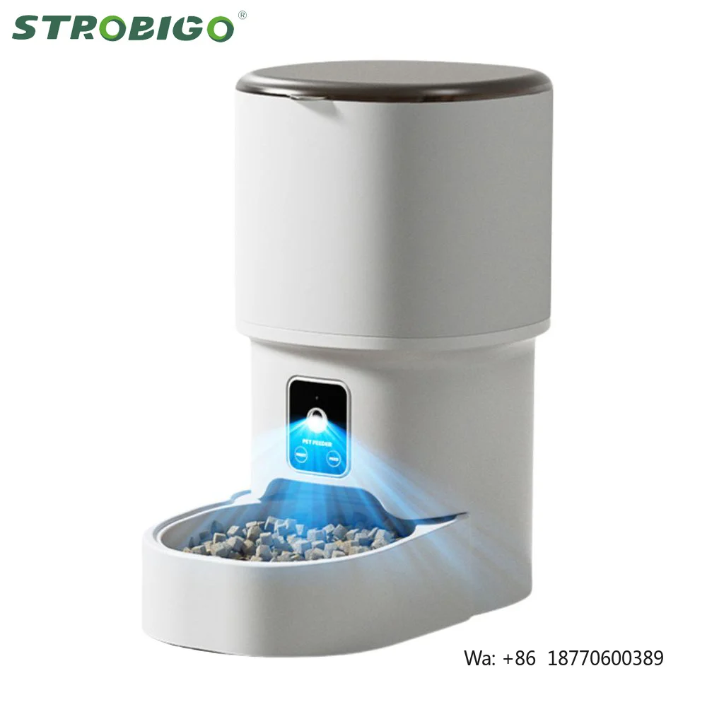 Wifi App Control Automatic Smart Pet cat Feeder with Camera for Dogs and Cats