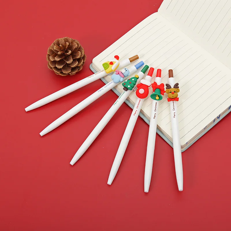 

36 шт., рождественская серия, фирменный пишущий пресс, нейтральная ручка, милая мультяшная водяная ручка, черный экзамен, студент