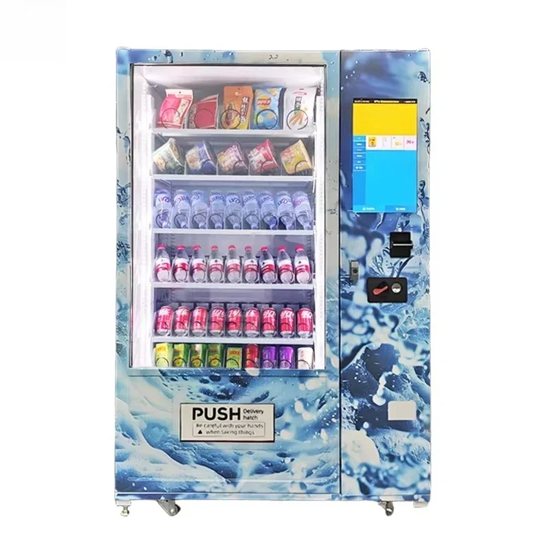 FOODLINE Outdoor Scenic Stall Snack Beverage Vending Machine Rainproof Frame Heat Insulation Continuous Retail Gear