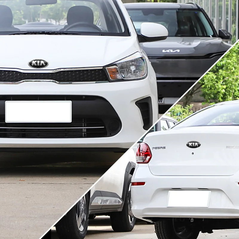 Per KIA Sportage Ceed Sorento Cerato Optima Picanto Rio Soul k3 k5 Auto Cofano Anteriore Baule Posteriore Distintivo Emblema Adesivo Accessorio Auto