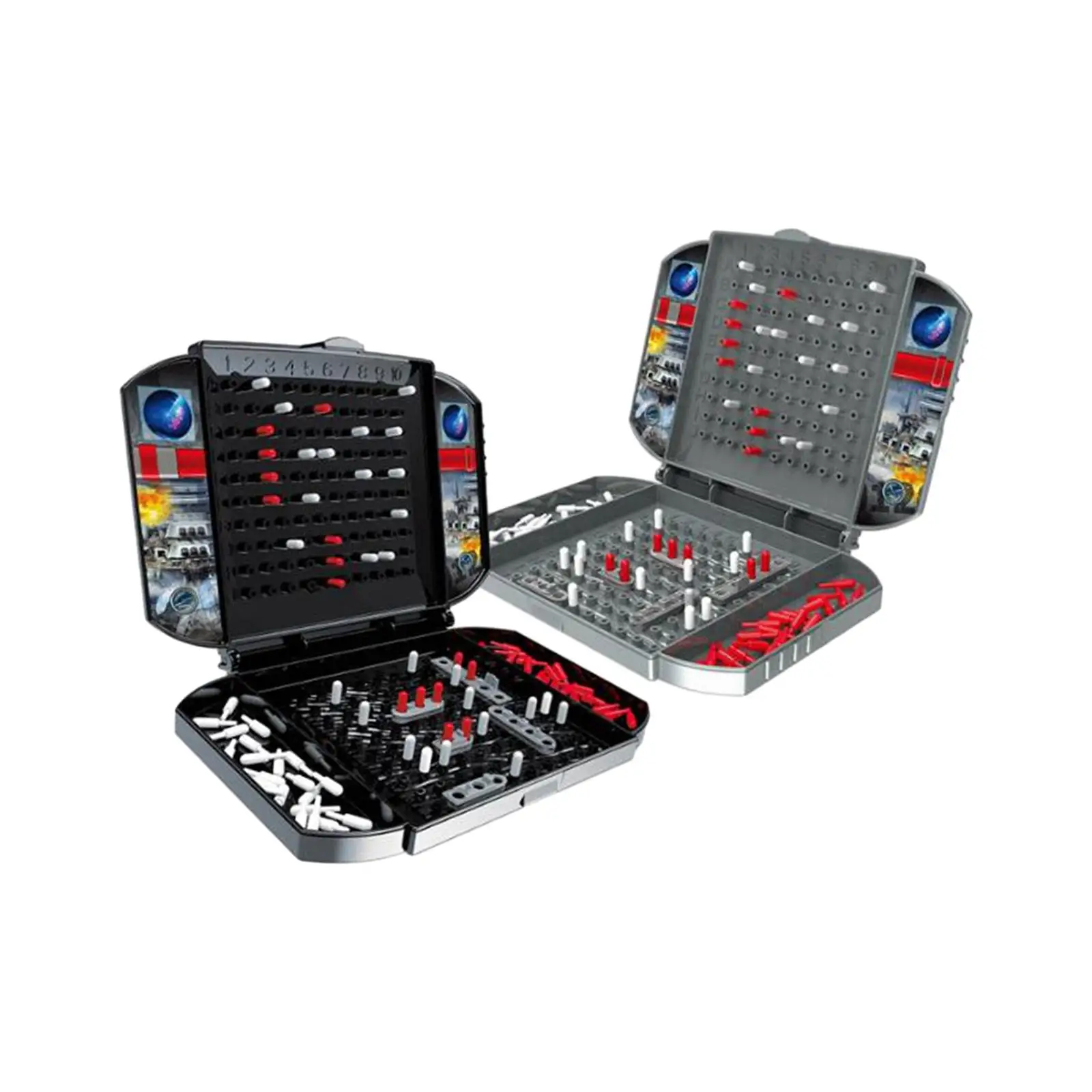 لعبة معركة البحر تعلم المحمولة 2 لاعب للأطفال السفر بنين بنات #2