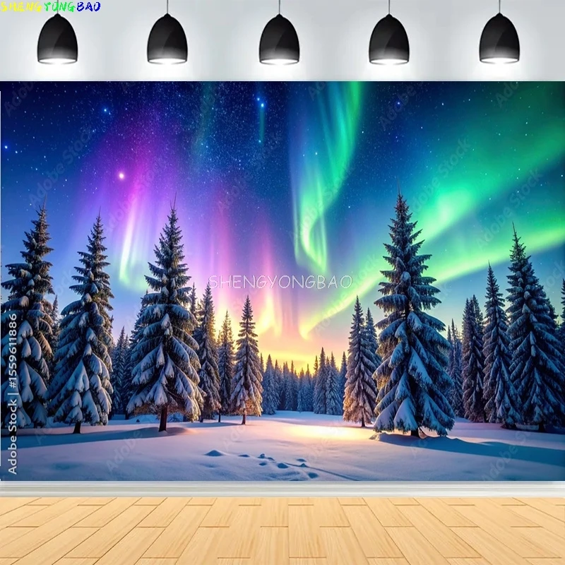 

Winter landscape of Vitosha Mountain Photography Backdrops Mountains Nature Snowy Countryside Pine Trees Background XD09