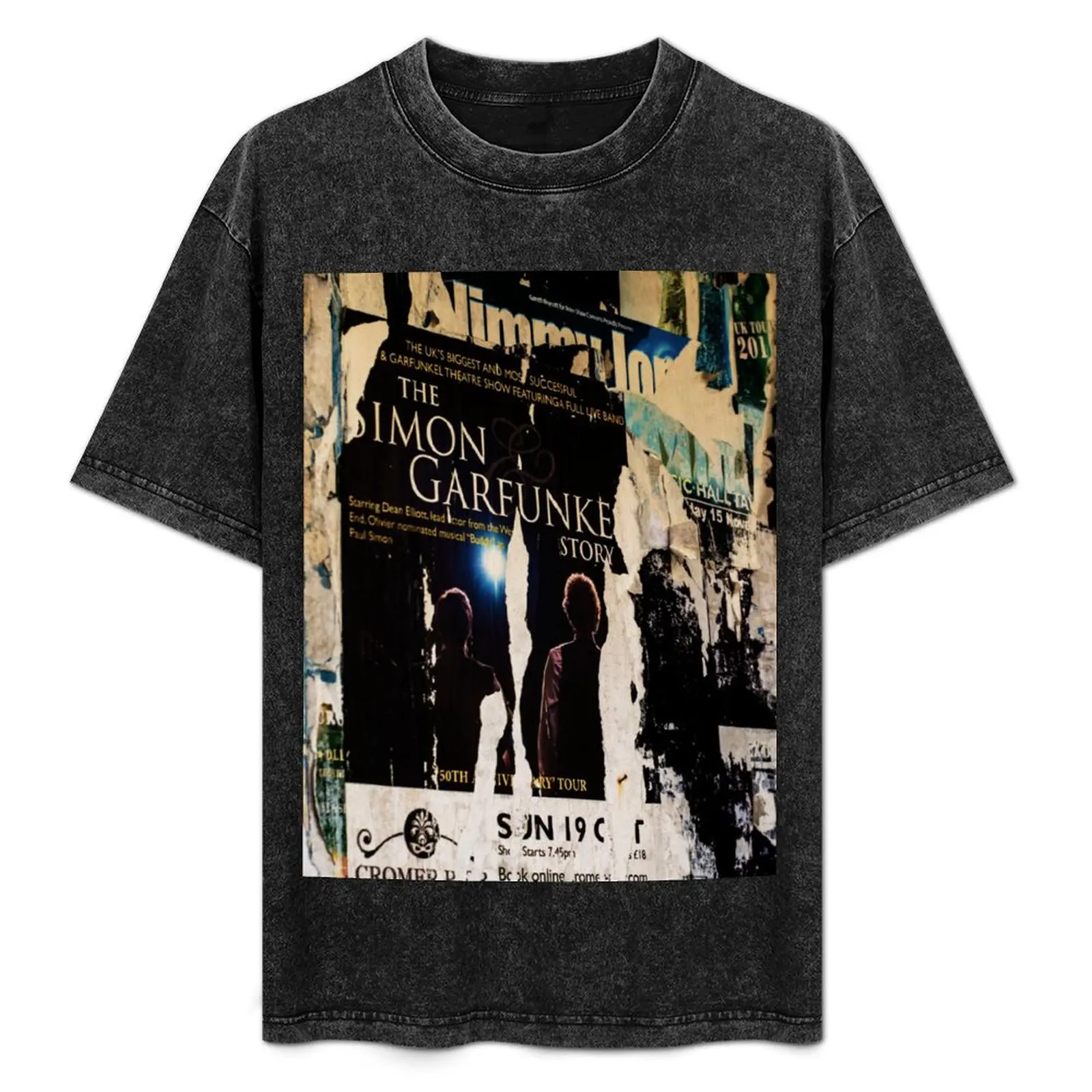 

Рваная футболка с принтом Simon & Garfunkel для праздничной вечеринки