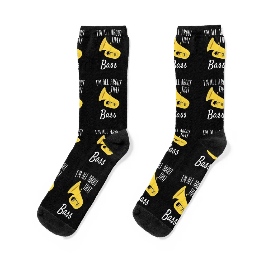 

Tuba I'm all about that bass Socks Toe sports essential Hiking boots new in's Luxury Woman Socks Men's