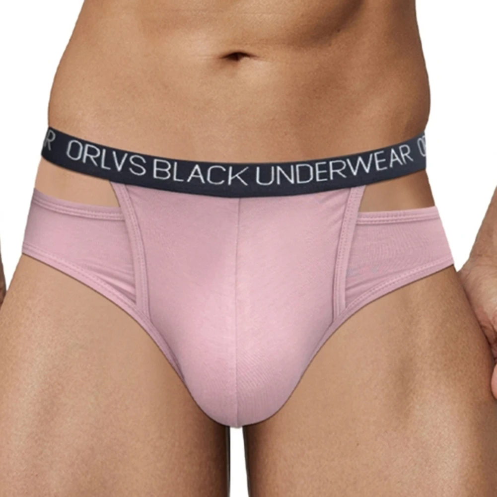 ملابس داخلية قصيرة مجوفة ناعمة للرجال من Mordai سراويل داخلية رياضية مرنة منخفضة الارتفاع سراويل داخلية مثيرة ومريحة رياضية قصيرة #3