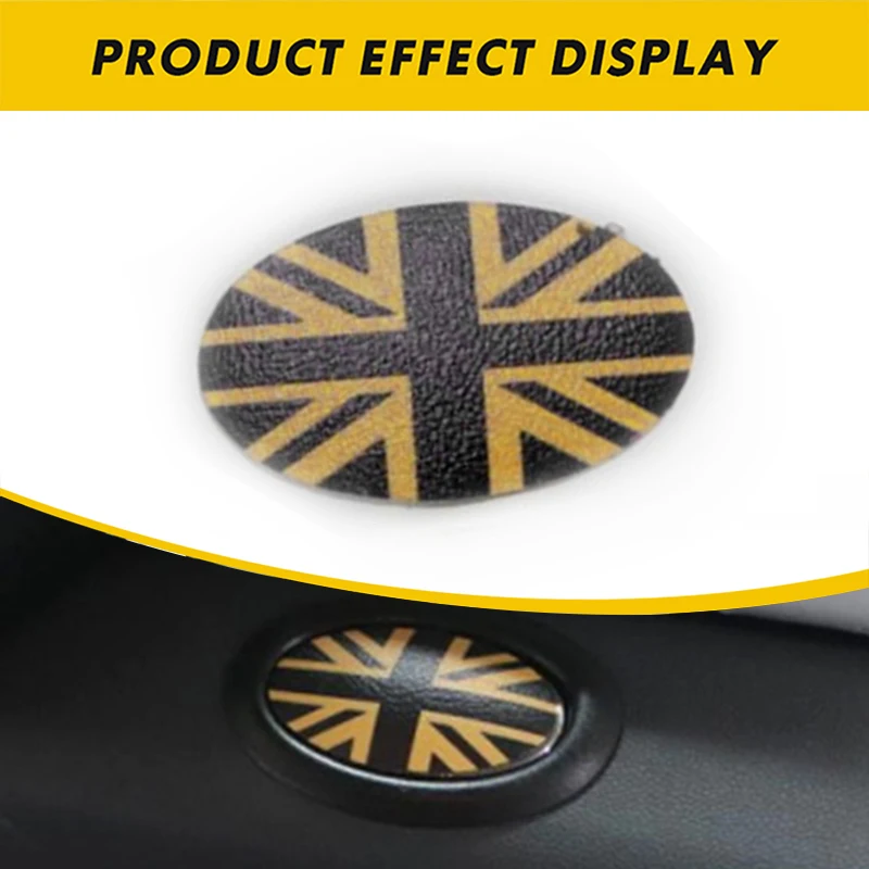 Car Glove Box Handle Decorative Storage Box PU Leather Sticker Car Interior Accessories For MINI COOPER R55 R56 R57 R58 R59