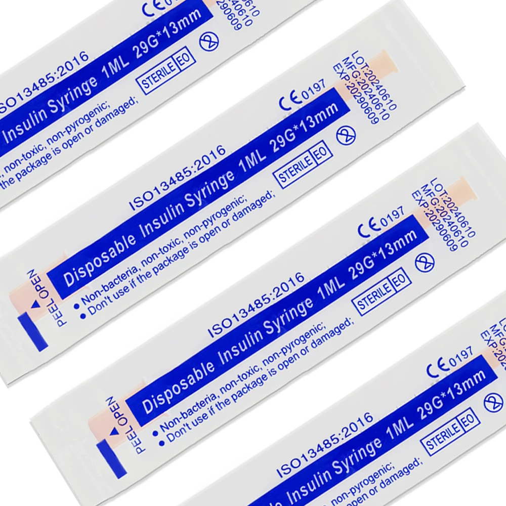 100Pcs/Box 1ml 29G 1/2