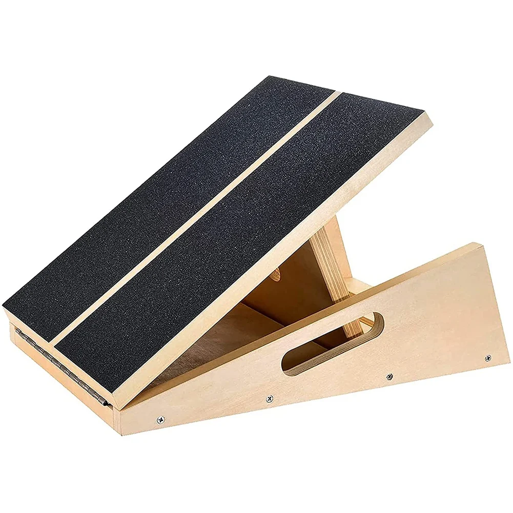 

SS-Wooden Slant Board Adjustable Incline Board And Calf Stretcher Slant Board With Non-Slip Surface Stretch Board